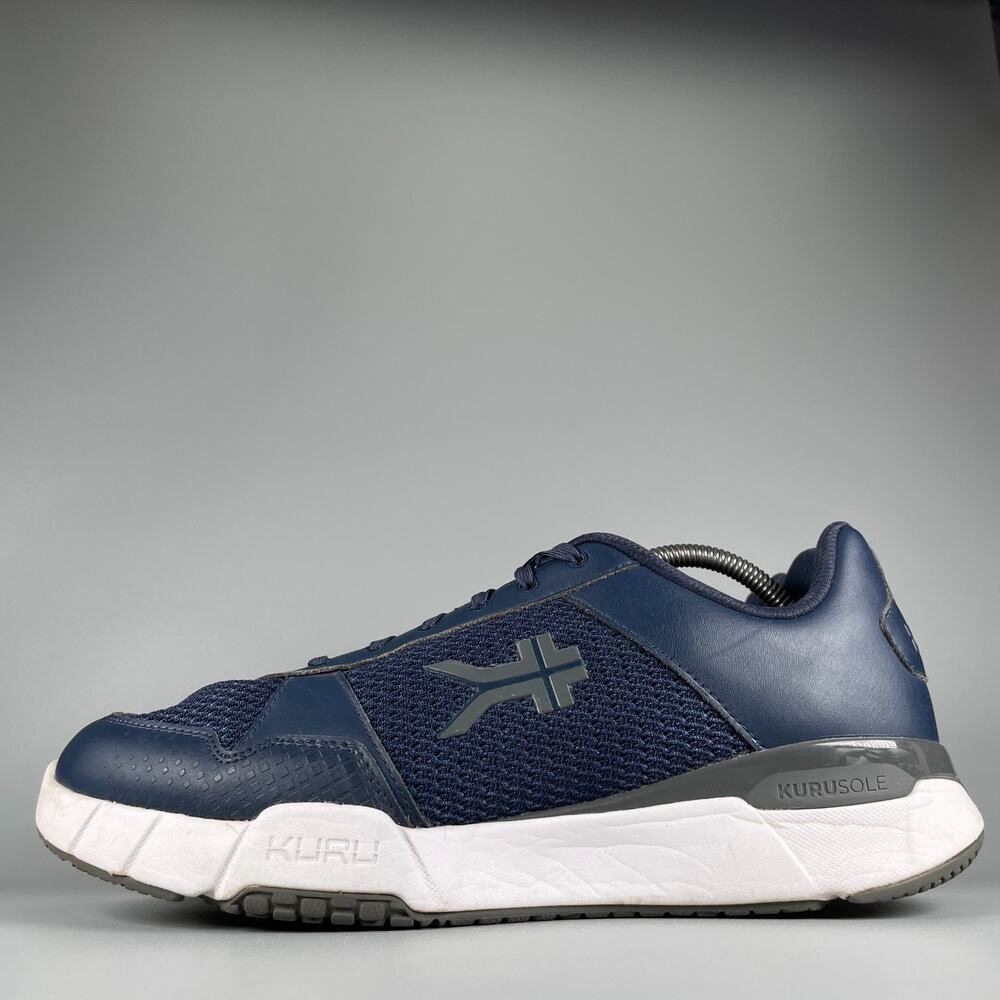 Kuru Quantum 2.0 Mens Size 12 Wide Blue White Athletic Running Shoes Sneaker EUC